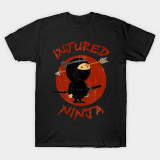 Injured Ninja – Cute Ninja with Arrow T-Shirt